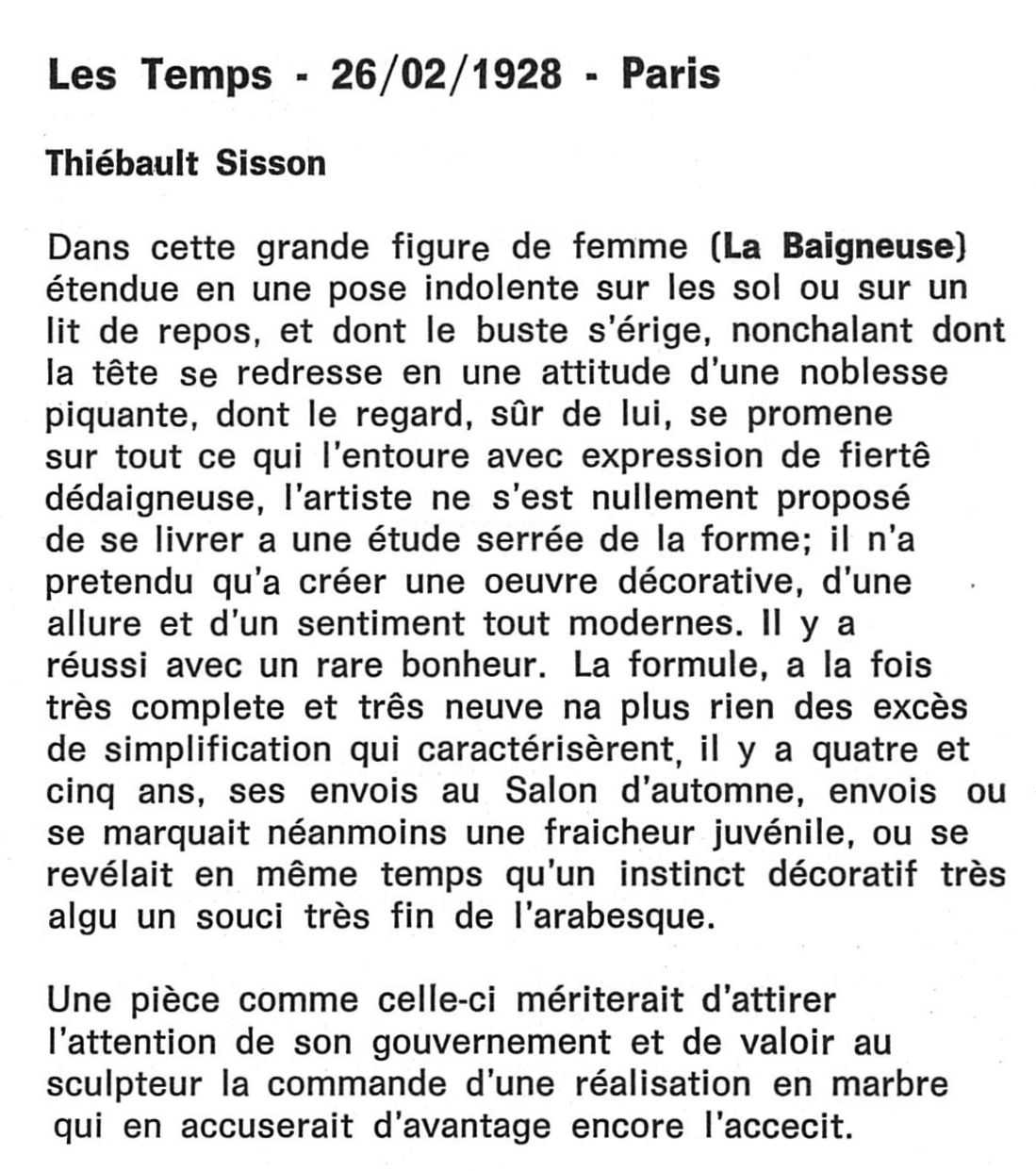 Les Tempe - Paris 1928