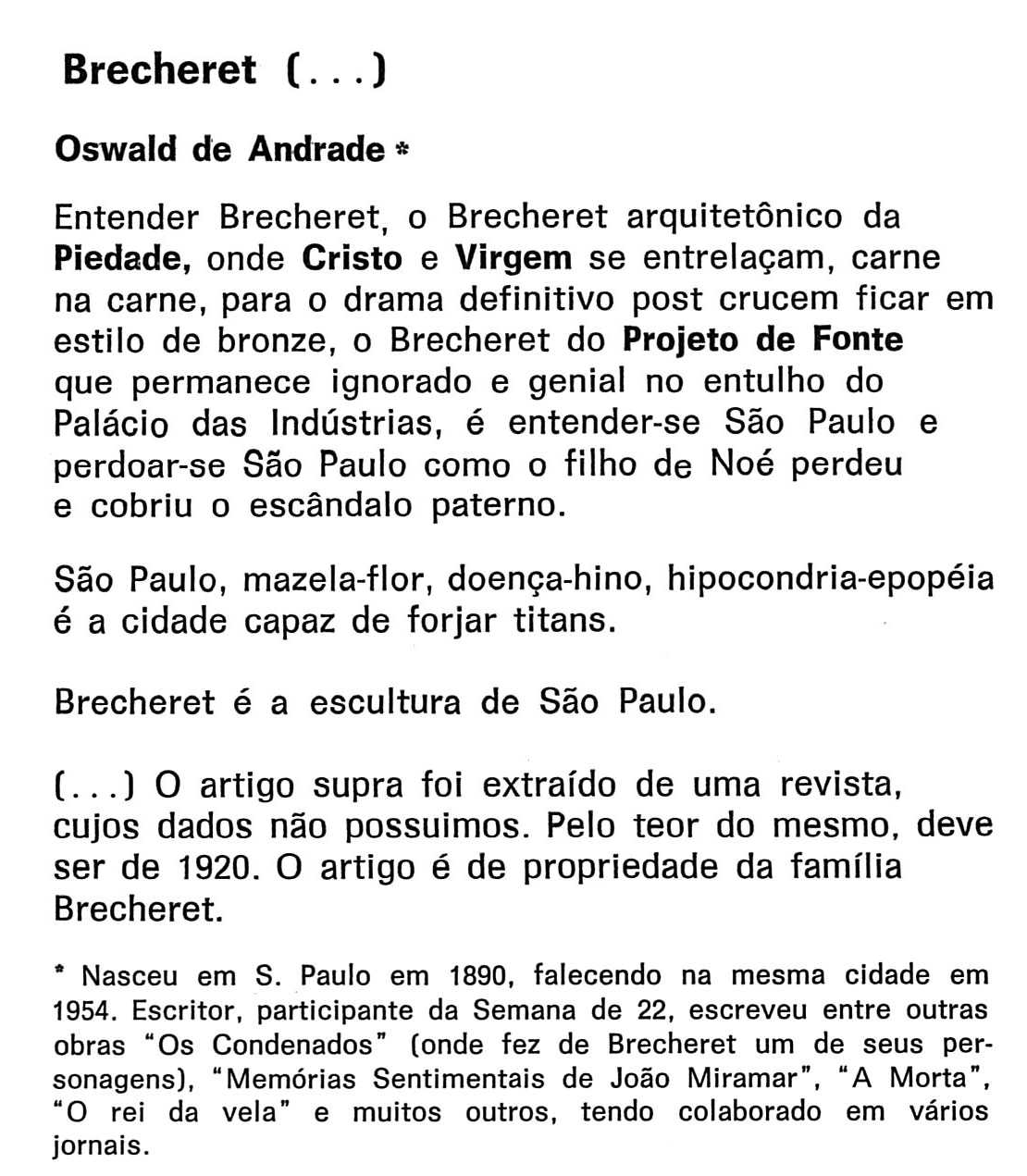 Oswald de Andrade